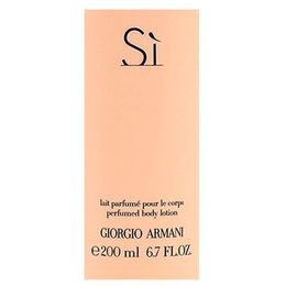 Si Body Lotion Giorgio Armani