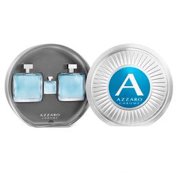 kit Coffret Azzaro Chrome EDT 100ml + Pós Barba 100ml + Mini 7ml