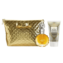 Kit Coffret Marina de Bourbon Royal Diamond EDP + Loção Corporal + Necessaire
