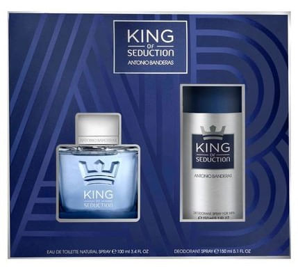 Kit Coffret Antonio Banderas King of Seduction EDT Desodorante