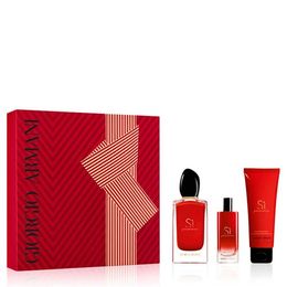 Kit Coffret Si Passione Feminino EDP 100 ml + EDP 15 ml + Body Lotion 75 ml