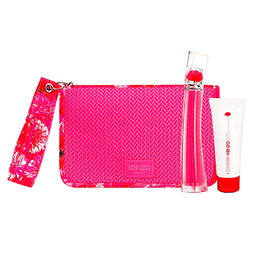 Kit Coffret Flower by Kenzo Poppy Bouquet EDP 50ml + Body Lotion 75ml + Necessaire