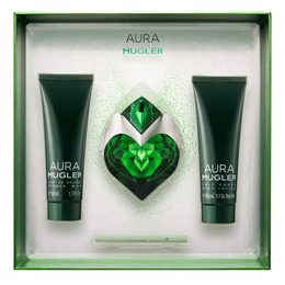 Kit Coffret Aura Mugler EDP 30ml + Body Lotion 50ml + Shower Milk 50ml