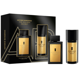Kit Coffret Antonio Banderas Golden Secret EDT 100ml + Desodorante 150ml