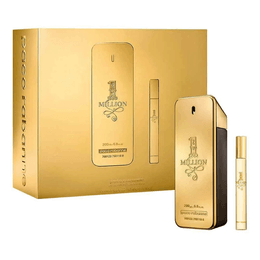 Kit Coffret Paco Rabanne 1 Million EDT 200Ml + Travel Size 10Ml