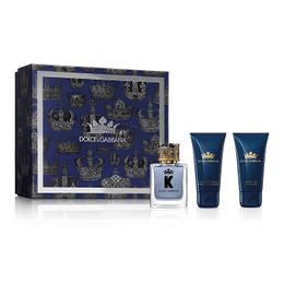 Kit Coffret Dolce & Gabbana K EDT 50ml + After Shave Balm 50ml + Shower Gel 50ml