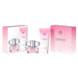 Kit Coffret Versace Bright Crystal EDT 50ml + Body Lotion 100ml