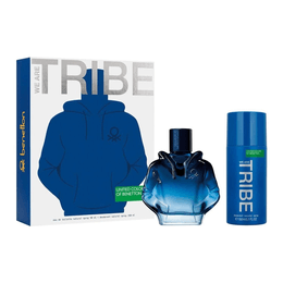 Kit Coffret Benetton We Are Tribe EDT 90ml + Desodorante 150ml
