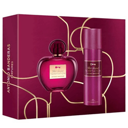 Kit Coffret Antonio Bandeira Her Secret Temptation EDT 80ml + Desodorante 150ml