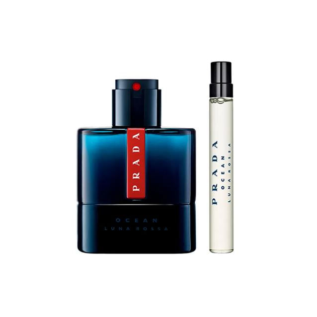 Kit Coffret Prada Luna Rossa Ocean EDT 50ml + Travel Size 10ml