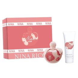 Kit Coffret Nina Ricci Nina Fleur EDT 80ml + Body Lotion 100ml