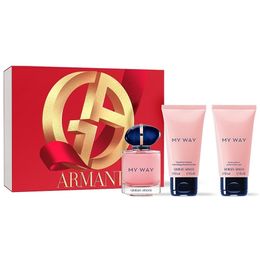 Kit Coffret Giorgio Armani My Way EDP 50ml + Shower Gel 50ml + Body Lotion 50ml