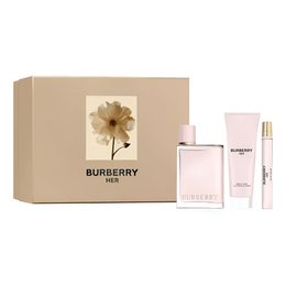 Kit Coffret Burberry Her EDP 100ml + Body Lotion 75ml + Travel Size 10ml