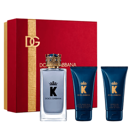 Kit Coffret Dolce & Gabanna K EDT 100ml + After Shave 50ml + Shower Gel 50ml